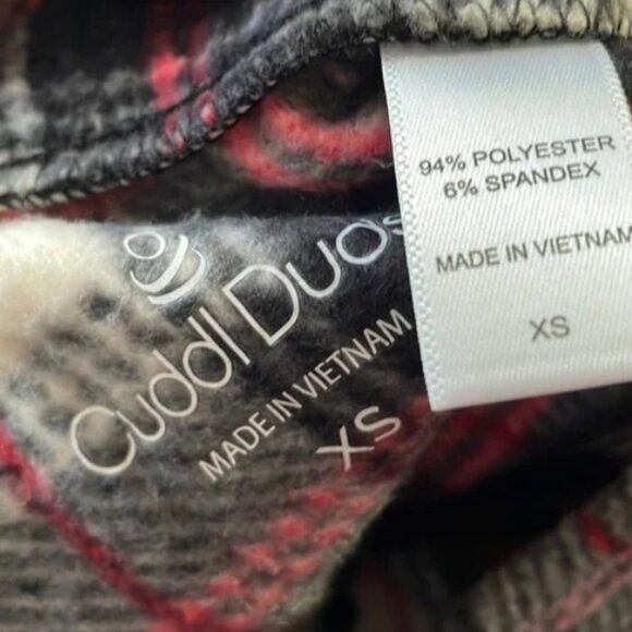 Brand New Cuddl Duds Fleece Pajama Set - Adult XS - Picture 5 of 5